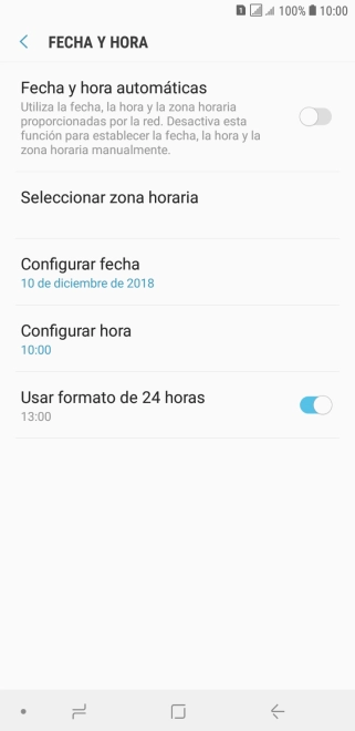Pulsa el indicador junto a 