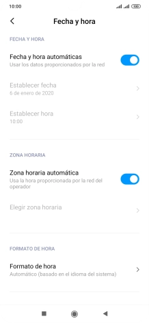Pulsa la tecla de inicio para terminar y regresar a la pantalla de inicio.