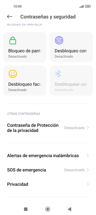 Pulsa Privacidad.