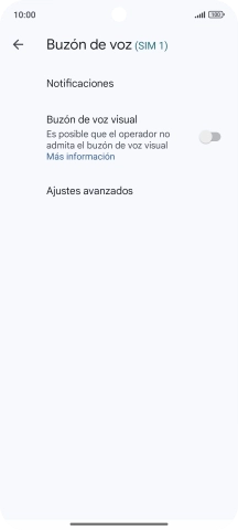 Pulsa Ajustes avanzados.