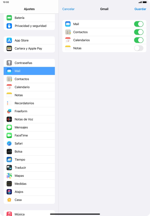 Si aparece en la pantalla esta imagen, tu cuenta de correo electrónico ha sido reconocida y configurada automáticamente. Sigue las indicaciones de la pantalla para introducir más información y terminar la configuración.
