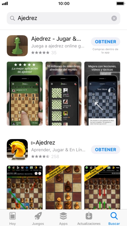 Pulsa la app deseada.