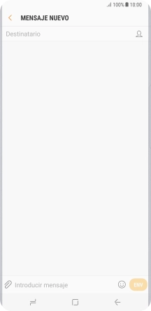 Pulsa en el campo de búsqueda e introduce las primeras letras del nombre del destinatario deseado.