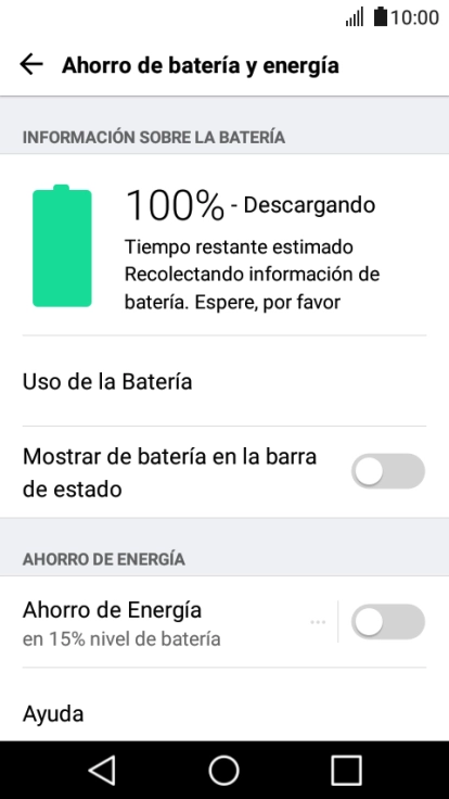 Pulsa el indicador junto a 