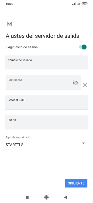 Pulsa el indicador junto a 