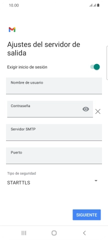 Pulsa el indicador junto a 