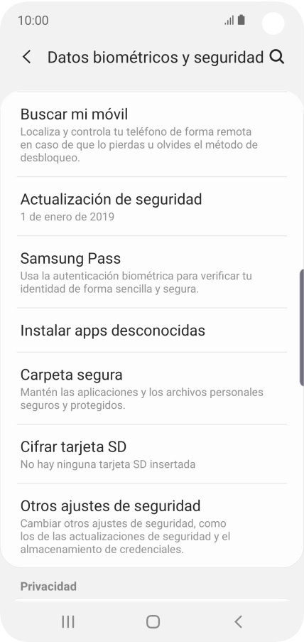 Pulsa dos veces la tecla de retroceso.