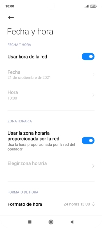 Pulsa la tecla de inicio para terminar y regresar a la pantalla de inicio.