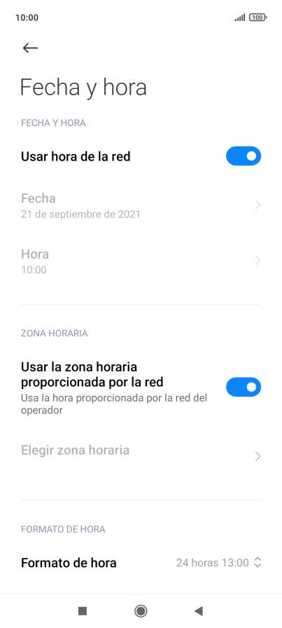 Pulsa la tecla de inicio para terminar y regresar a la pantalla de inicio.
