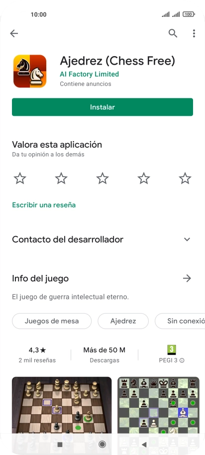 Pulsa la tecla de inicio para terminar y regresar a la pantalla de inicio.