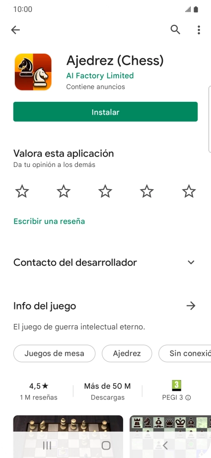 Pulsa la tecla de inicio para terminar y regresar a la pantalla de inicio.