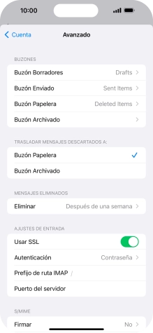 Pulsa el indicador junto a 