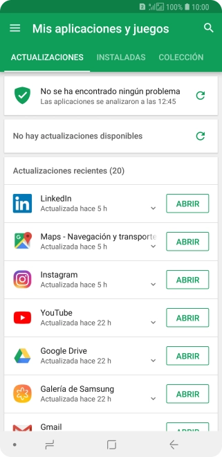 Pulsa INSTALADAS.