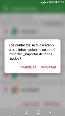 Pulsa IMPORTAR.