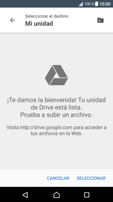 Pulsa el icono de nueva carpeta.