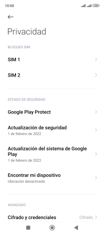 Pulsa la tarjeta SIM deseada.