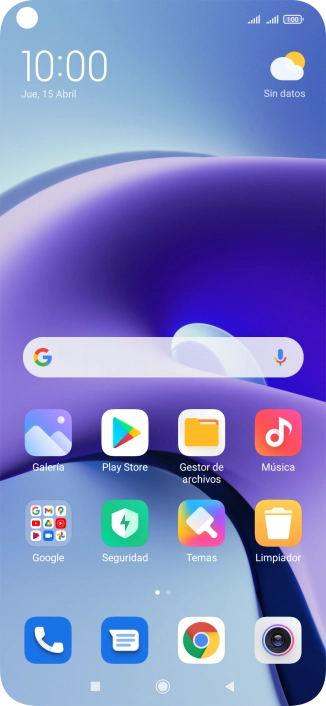 Pulsa el icono de teléfono.