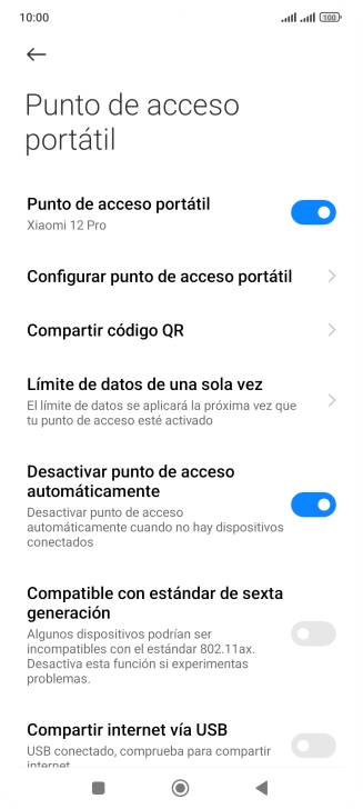 Pulsa la tecla de inicio para terminar y regresar a la pantalla de inicio.