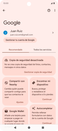 Pulsa Encontrar mi dispositivo.