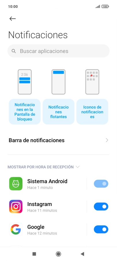 Pulsa la app deseada.