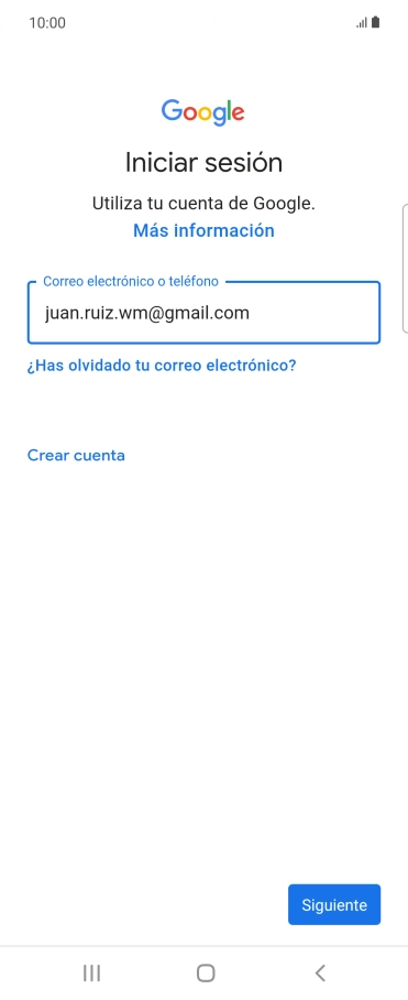 Pulsa Siguiente.