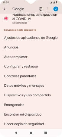 Pulsa Encontrar mi dispositivo.