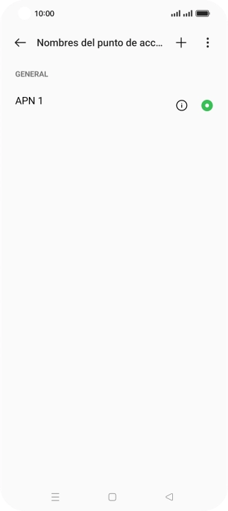 Pulsa el icono de añadir.