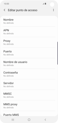 Pulsa Nombre.