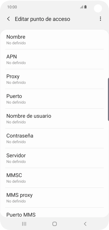 Pulsa Nombre.