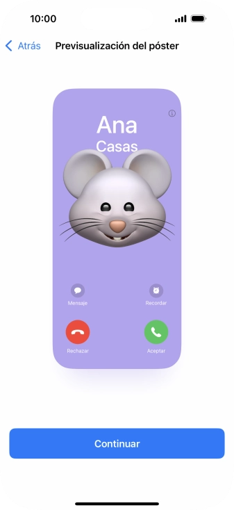 Pulsa Continuar.