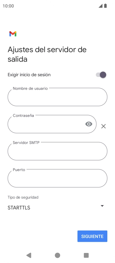 Pulsa el indicador junto a 