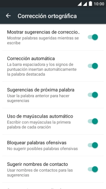 Pulsa el indicador junto a 