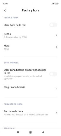 Pulsa el indicador junto a 
