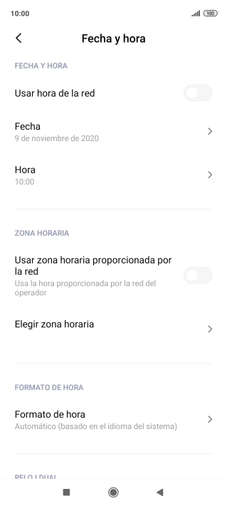 Pulsa el indicador junto a 