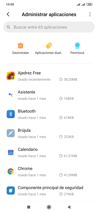 Pulsa la app deseada.