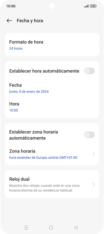 Pulsa el indicador junto a 