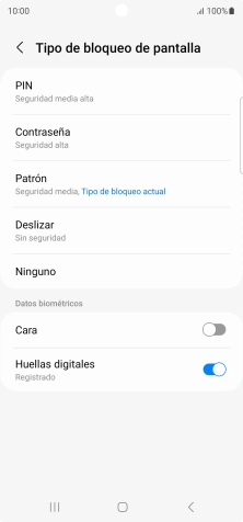 Pulsa Ninguno.