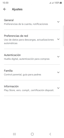 Pulsa Preferencias de red.