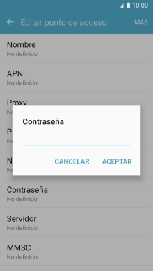 Introduce wap125 y pulsa ACEPTAR.