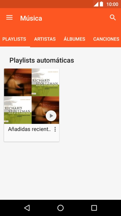 Pulsa la categoría deseada.