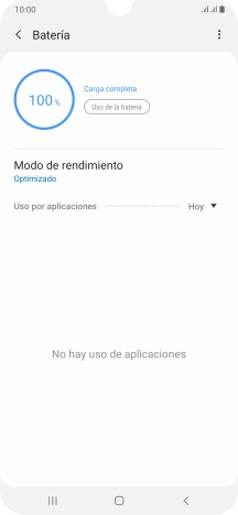 Pulsa Modo de rendimiento.