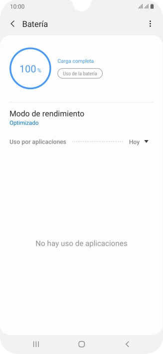 Pulsa Modo de rendimiento.