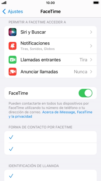Pulsa el indicador junto a 