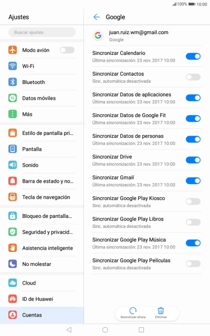Pulsa el indicador junto a 