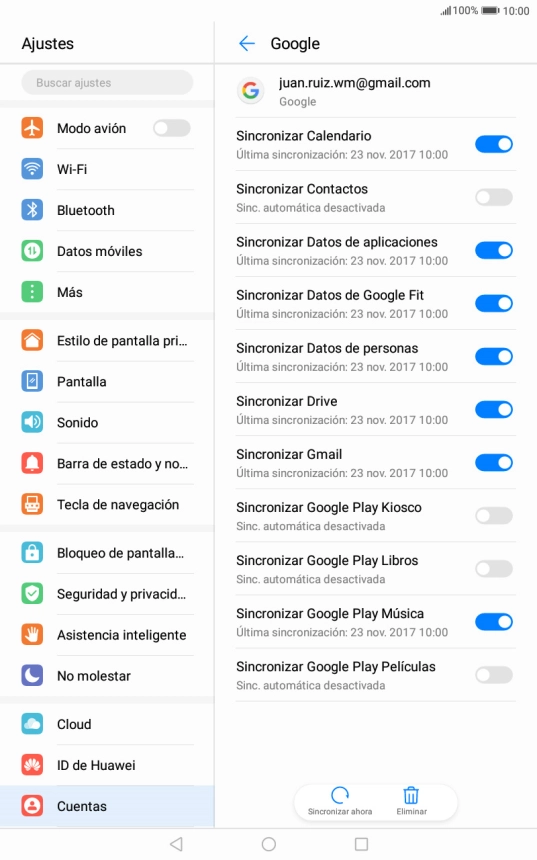 Pulsa el indicador junto a 