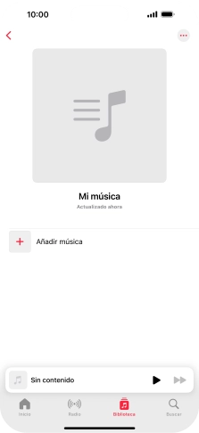 Pulsa Añadir música.