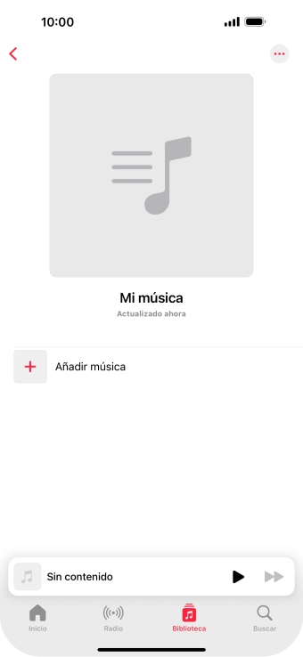 Pulsa Añadir música.