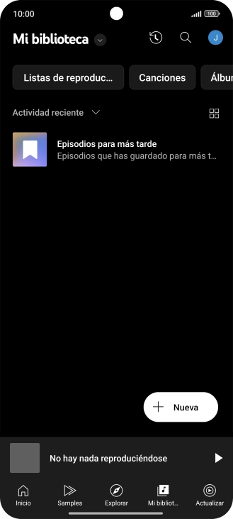 Pulsa la lista desplegable.