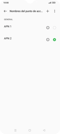 Pulsa la tecla de inicio para terminar y regresar a la pantalla de inicio.