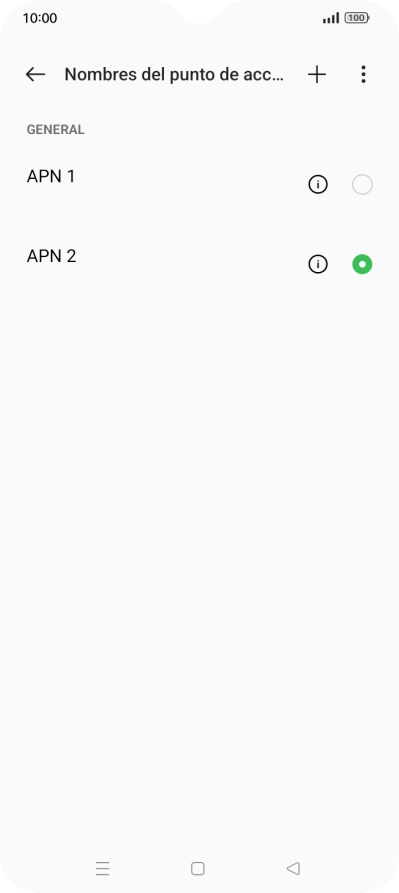Pulsa la tecla de inicio para terminar y regresar a la pantalla de inicio.